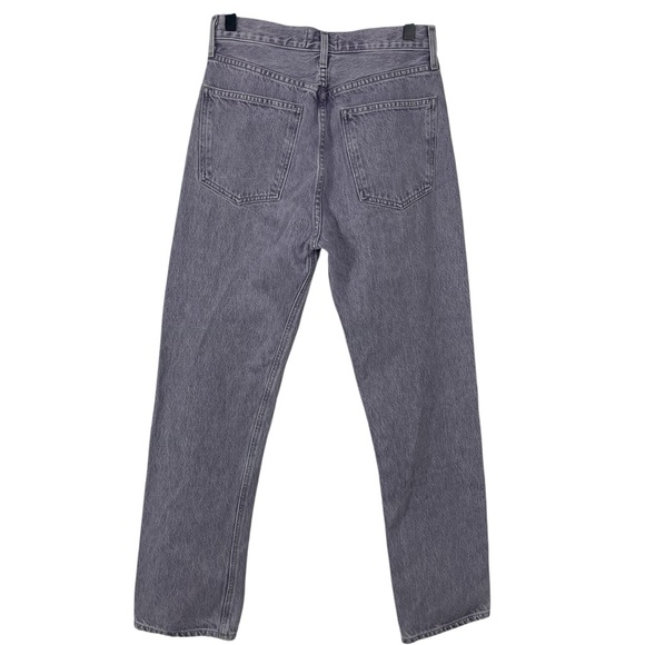 AGOLDE 90’s Pinch Waist High Rise Straight Jeans Ashberry Purple Size 27 - Picture 7 of 11